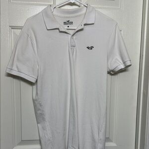 Hollister Men's Classic White Polo